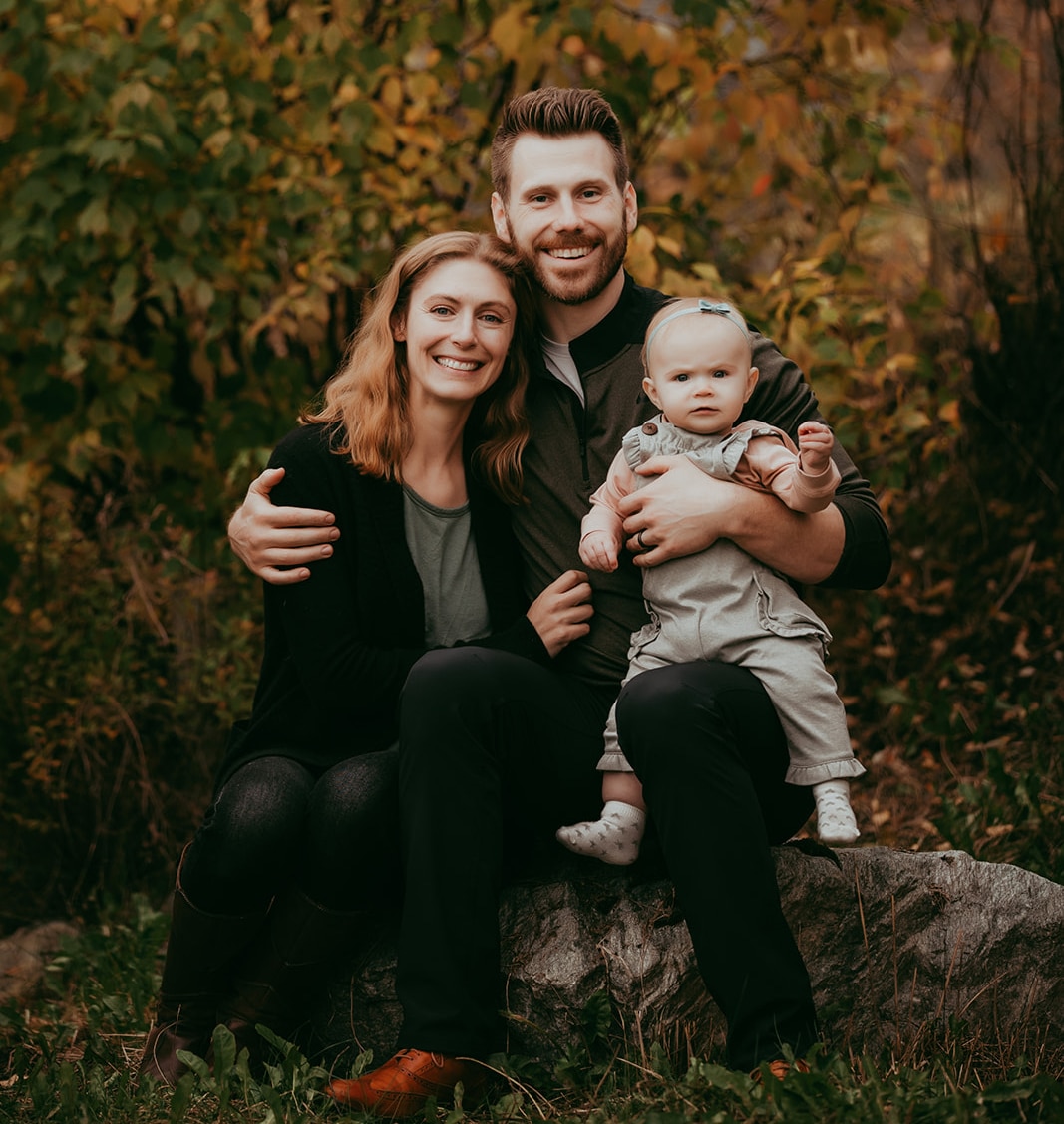 Ken Okonek with family